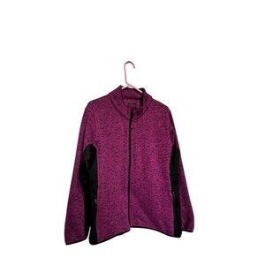 Marc New York Jacket Womens X Large Pink Purple Heathered Andrew Marc Full Zip
